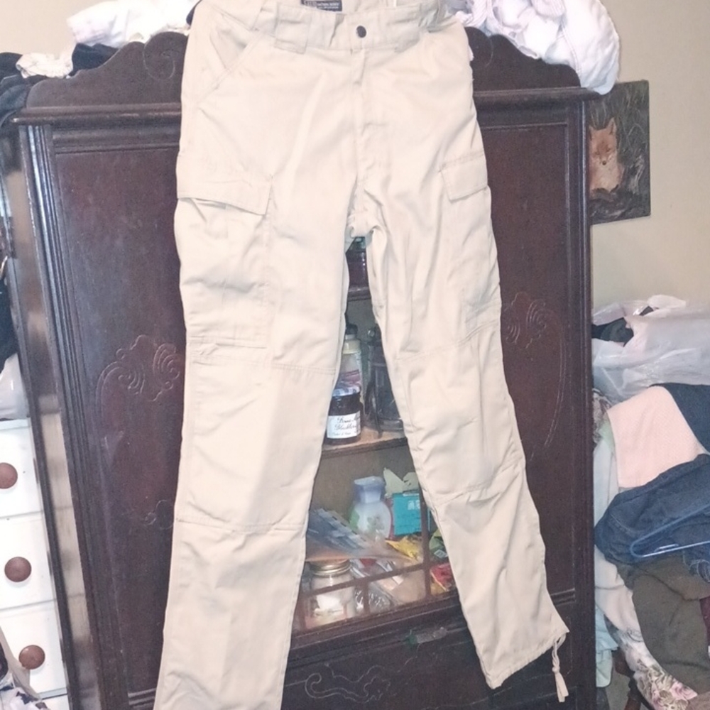 5.11 Tactical Men's Beige Cargo Pants